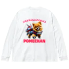 Pom-Dog'sのメカニカルポメちゃん Big Long Sleeve T-Shirt