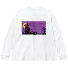 アッズーリ・タケのハロウィン 風景 Big Long Sleeve T-Shirt