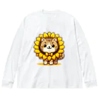 H.F.Fのひまにゃん アパレルコレクション ビッグシルエットロングスリーブTシャツ