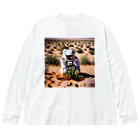 宇宙開発デザイン科のこの地を森に Big Long Sleeve T-Shirt