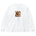 千裕アトリエ（いつもありがとう）のシナモンロール（Cinnamon Roll） Big Long Sleeve T-Shirt