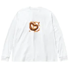 千裕アトリエ（いつもありがとう）のプレッツェル（Pretzel） ビッグシルエットロングスリーブTシャツ