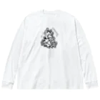 とらとら動物園お土産売り場のトラトライアングル Big Long Sleeve T-Shirt