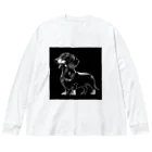 calcium369のダックスフンド Big Long Sleeve T-Shirt