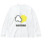 ホームページクリエイター・ターキーのホームページクリエイターターキー（SISTERS）ホワイト Big Long Sleeve T-Shirt