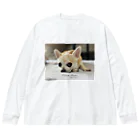 犬執事・ドッグバトラーのバンビ君ショップの世界初！本物の犬執事・ドッグバトラーのバンビ君 Big Long Sleeve T-Shirt