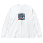 tmdayoの海洋生物 Big Long Sleeve T-Shirt