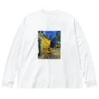 名画館のゴッホ「夜のカフェテラス」　フィンセント・ファン・ゴッホの絵画【名画】 Big Long Sleeve T-Shirt