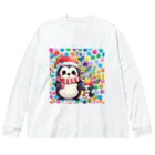 MistyStarkのペンギン犬 Big Long Sleeve T-Shirt