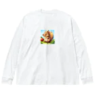 koba777のドット絵リス Big Long Sleeve T-Shirt