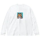 koba777のドット絵デグー Big Long Sleeve T-Shirt