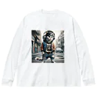 lacheのストリートキャット Big Long Sleeve T-Shirt