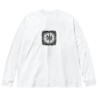 ecliptic thread(モノトーンロゴSHOP)のコンパスロゴ Big Long Sleeve T-Shirt