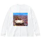 hashiba_のでっかいネコ Big Long Sleeve T-Shirt