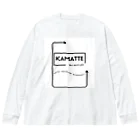 sasappuのかまって欲しい ビッグシルエットロングスリーブTシャツ