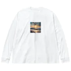 130yの綺麗な海 Big Long Sleeve T-Shirt