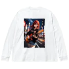 あかの赤髪のギターリスト Big Long Sleeve T-Shirt