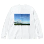 ブルームーンのあおぞらとびわこにいやされます。 Big Long Sleeve T-Shirt