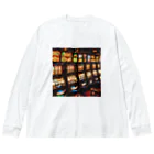 おしゃれなグッズ集の当たりそうなスロット Big Long Sleeve T-Shirt