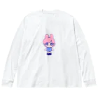 さくりゃ | オリジナルイラストグッズのうさナノちゃん Big Long Sleeve T-Shirt