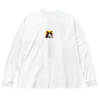 抹茶ラテの普通の猫 Big Long Sleeve T-Shirt