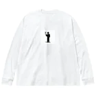 picto studioの喫煙ピクトグラム Big Long Sleeve T-Shirt