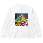 saitosekaiの404マフィン Big Long Sleeve T-Shirt