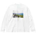 イエローの乗鞍2 Big Long Sleeve T-Shirt