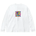 D-JOYのcolorful "sakana" ビッグシルエットロングスリーブTシャツ