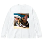 anagram12の見つめる子猫 Big Long Sleeve T-Shirt