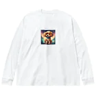 FortuneRiserの愛らしい犬 Big Long Sleeve T-Shirt