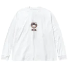 のりこのお店の可愛い大黒天くん ビッグシルエットロングスリーブTシャツ