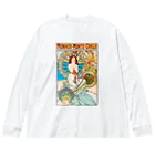 かえる商店のモナコ＝モンテカルロ by Alfons Mucha Big Long Sleeve T-Shirt