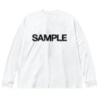 DAのSAMPLE ビッグシルエットロングスリーブTシャツ