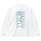 夏中夜話のししこともんきちとゆき Big Long Sleeve T-Shirt