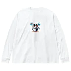 JUN-yの空を飛びたいペンギン Big Long Sleeve T-Shirt