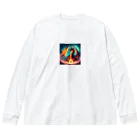 fantastical storeのdragons Big Long Sleeve T-Shirt