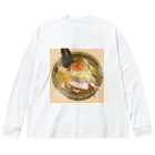 渡邊野乃香のお店のラーメン2 ビッグシルエットロングスリーブTシャツ