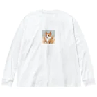 aki's shopのTHE忠実犬 Big Long Sleeve T-Shirt