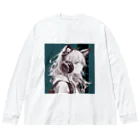 アーケイン・ストリート雑貨のミスティックキャットN15 Big Long Sleeve T-Shirt