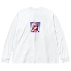 KSK SHOPの美少女アイドル ビッグシルエットロングスリーブTシャツ