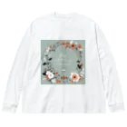 the blue seasonの豊かさの輪 Big Long Sleeve T-Shirt