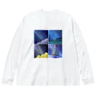 KEIKO's art factoryの「四季と星」の4部作 Big Long Sleeve T-Shirt