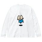 THE STREET MYSTERY CULTUREのとぶねこくろ Big Long Sleeve T-Shirt