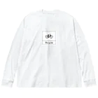 ミニマルくんの四角におさまるBicycle Big Long Sleeve T-Shirt