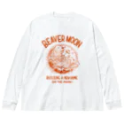 indigo_blue_moonのbeaver moon (ビーバームーン) Big Long Sleeve T-Shirt