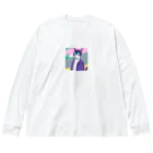 ブギーズのヌコ博士 Big Long Sleeve T-Shirt