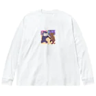 ブギーズのタイマン猫 Big Long Sleeve T-Shirt