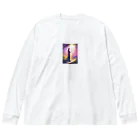 Nihon-Zeppinの幸運の女神 Big Long Sleeve T-Shirt