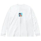 agariiのダンボール　野球女子　ヨネオリ Big Long Sleeve T-Shirt